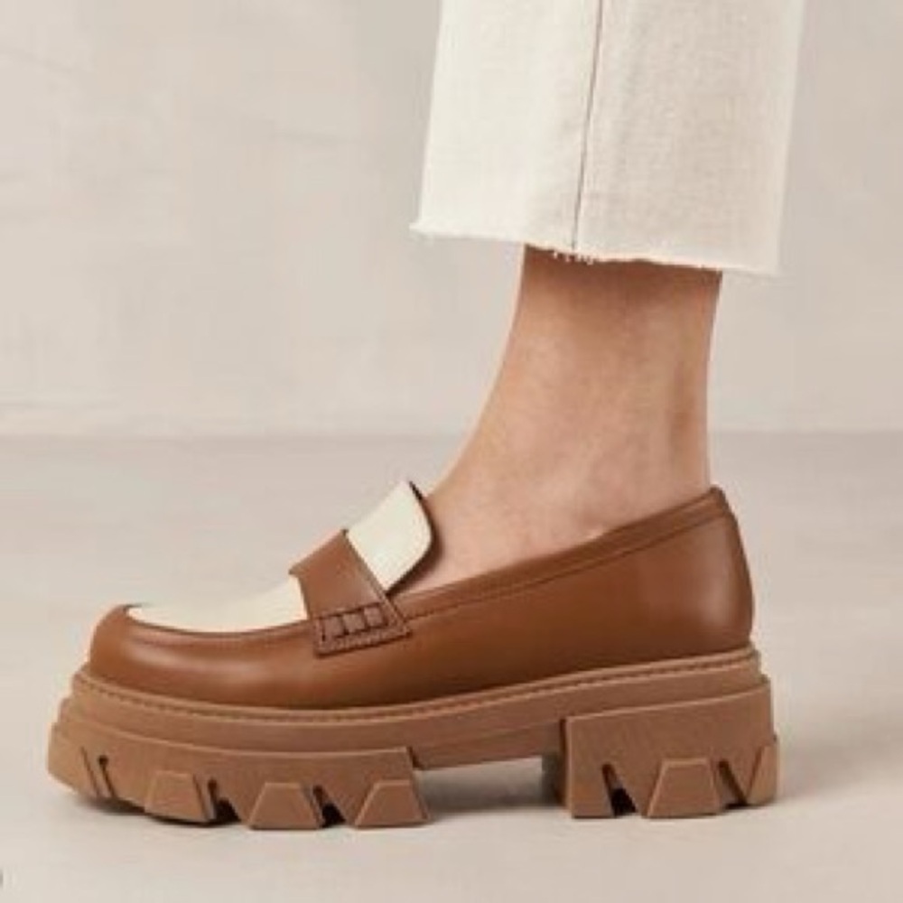 ALOHAS Trailblazer‎ Bicolor Leather Loafers size EU 39 - Picture 4 of 6